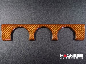 Jaguar F-TYPE Interior Trim - Carbon Fiber - Center Console Cover - Orange Candy Jaguar F-TYPE Interior Trim - Carbon Fiber - Center Console Cover - Orange Candy